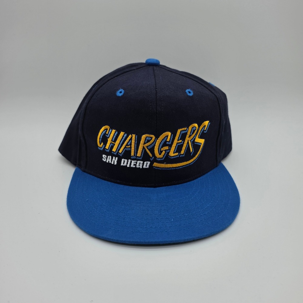 NFL Team Apparel San Diego Chargers Snapback Hat Navy Blue Royal Green Underbrim
